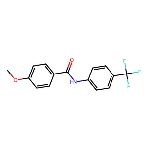 N-[4-(Trifluoromethyl)phenyl]-4-methoxybenzamide structure