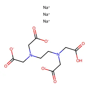 Edetate Trisodium structure