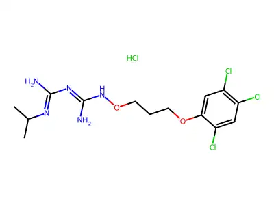 C14H20Cl3N5O2.xClH structure