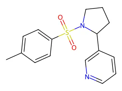 3-(1-Tosylpyrrolidin-2-yl)pyridine structure