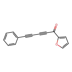 2,4-Pentadiyn-1-one, 1-(2-furyl)-5-phenyl- structure