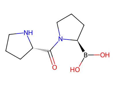 1-(2-Pyrrolidinylcarbonyl)-2-pyrrolidinylboronic acid structure