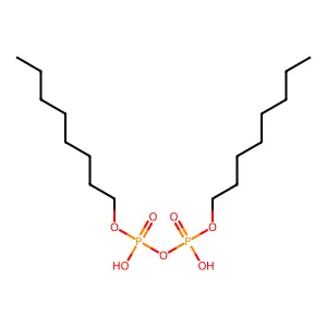 Dioctyl dihydrogen diphosphate structure