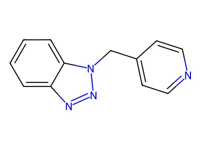 1-(Pyridin-4-ylmethyl)benzotriazole structure