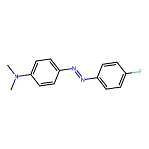 4-[2-(4-Fluorophenyl)diazenyl]-N,N-dimethylbenzenamine structure