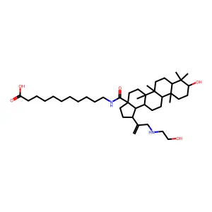 Betulinic acid, 11-aminoundecanoate deriv. structure