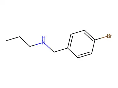 N-(4-Bromobenzyl)propan-1-amine structure
