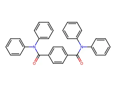 1,4-Benzenedicarboxamide, N,N,N',N'-tetraphenyl- structure