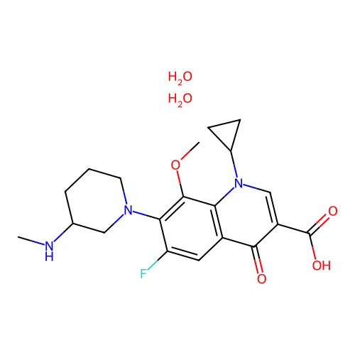 Balofloxacin dihydrate structure