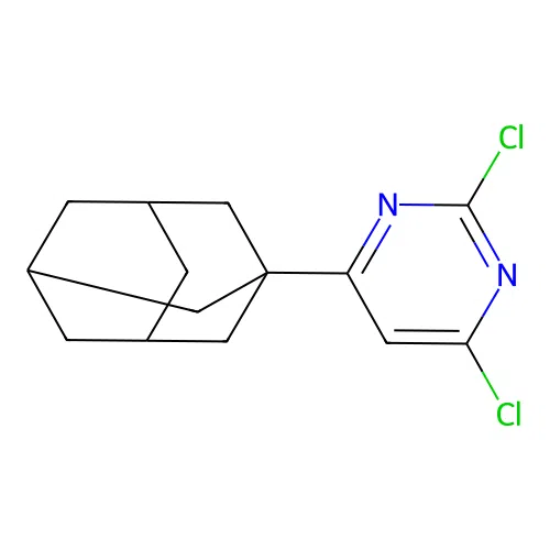 4-(1-Adamantyl)-2,6-dichloropyrimidine structure