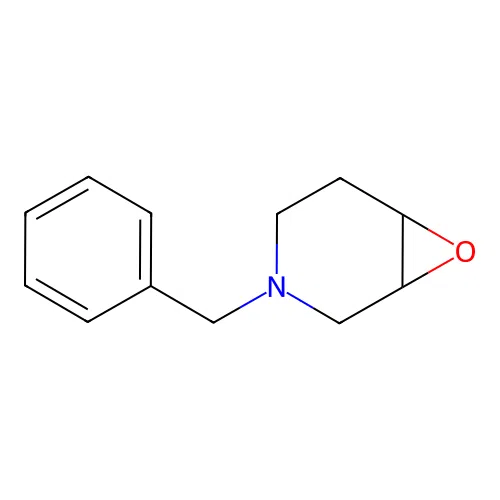 3-(Phenylmethyl)-7-oxa-3-azabicyclo(4.1.0)heptane structure