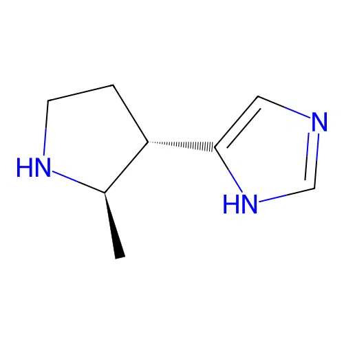 4-((2R,3S)-2-Methyl-pyrrolidin-3-yl)-1H-imidazole structure
