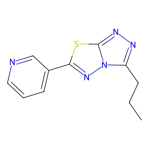 3-Propyl-6-(3-pyridinyl)[1,2,4]triazolo[3,4-b][1,3,4]thiadiazole structure