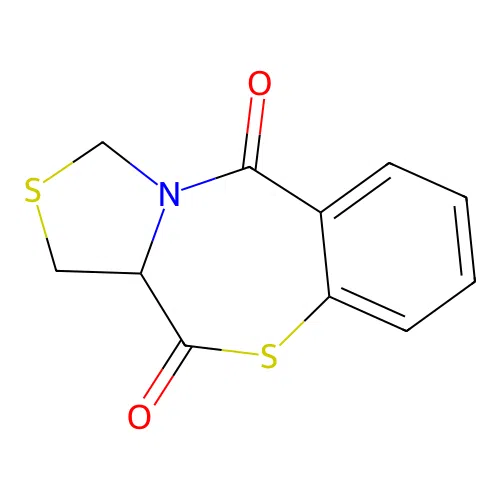 1,10a-Dihydro-2,9-dithia-3a-aza-benzo[f]azulene-4,10-dione structure