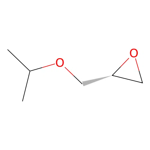 (2R)-2-[(propan-2-yloxy)methyl]oxirane structure