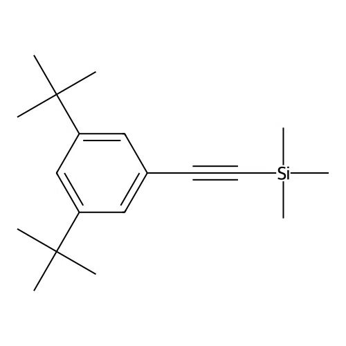 2-(3,5-Ditert-butylphenyl)ethynyl-trimethylsilane structure