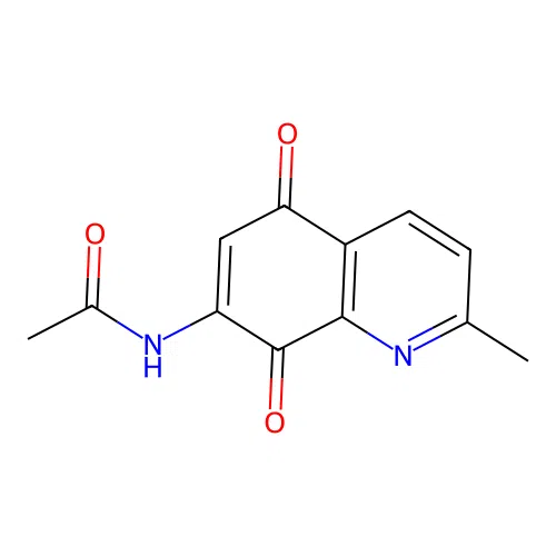7-Acetamido-2-methylquinoline-5,8-dione structure
