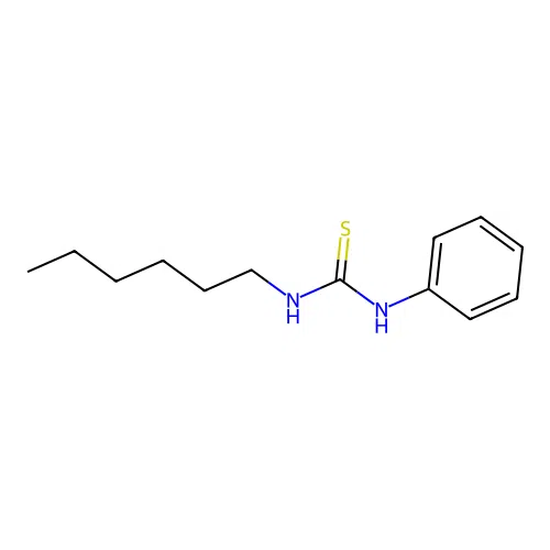 1-Hexyl-3-phenyl-2-thiourea structure