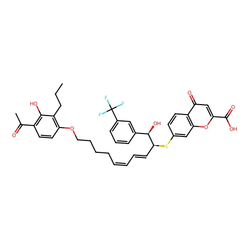 Iralukast structure