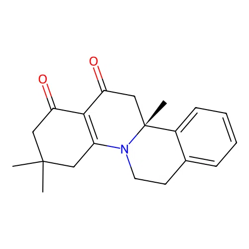 (11bR)-3,3,11b-trimethyl-4,6,7,12-tetrahydro-2H-isoquinolino[2,1-a]quinoline-1,13-dione structure