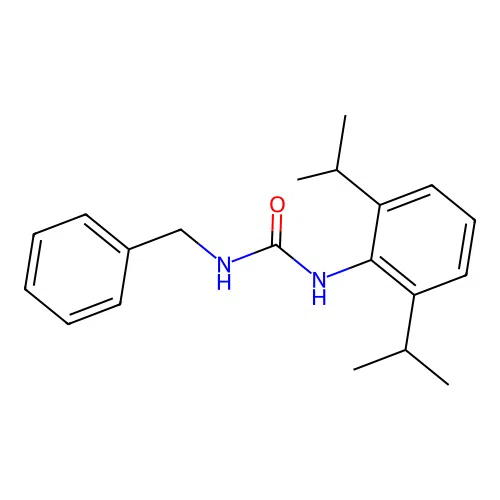 N-benzyl-N'-(2,6-diisopropylphenyl)urea structure