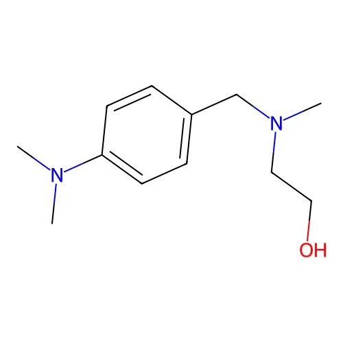 2-[[4-(Dimethylamino)benzyl](methyl)amino]ethanol structure