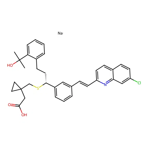 MONTELUKAST SODIUM structure