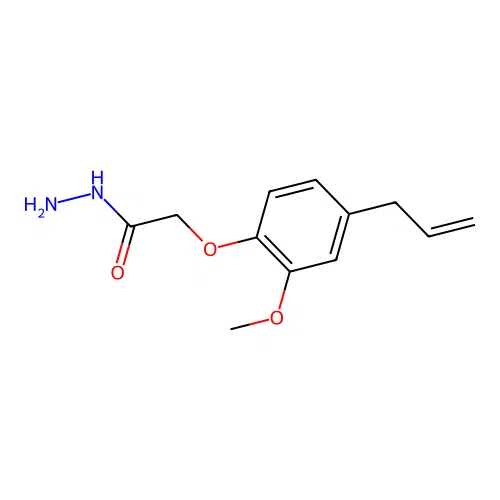 2-(4-Allyl-2-methoxyphenoxy)acetohydrazide structure