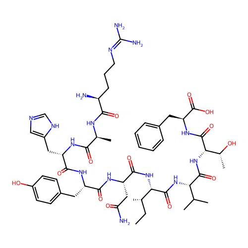 Human Papillomavirus (HPV) E7 protein 49-57 structure
