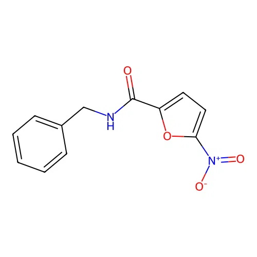 N-benzyl-5-nitrofuran-2-carboxamide structure