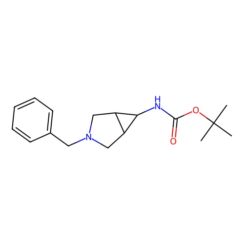 tert-Butyl (3-benzyl-3-azabicyclo[3.1.0]hexan-6-yl)carbamate structure