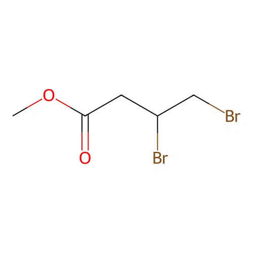 Methyl 3,4-dibromobutanoate structure