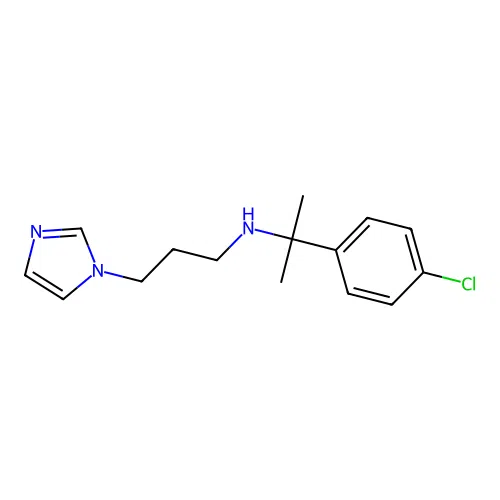 1H-Imidazole-1-propanamine, N-[1-(4-chlorophenyl)-1-methylethyl]- structure