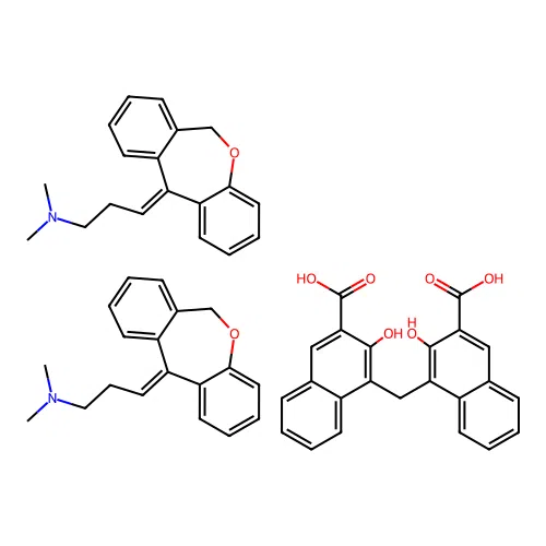 Doxepin pamoate structure