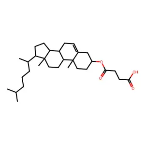 Cholesteryl hemisuccinate structure
