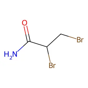 2,3-Dibromopropionamide structure