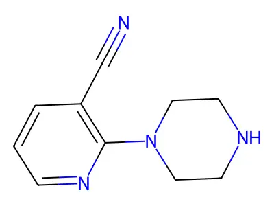 2-(Piperazin-1-yl)pyridine-3-carbonitrile structure