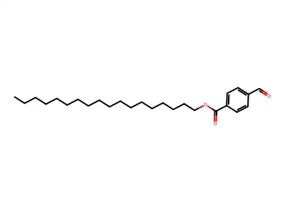 Octadecyl 4-formylbenzoate structure