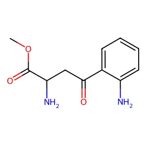 Methyl 2-amino-4-(2-aminophenyl)-4-oxobutanoate structure