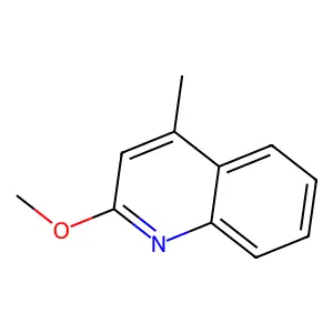 2-Methoxy-4-methylquinoline structure