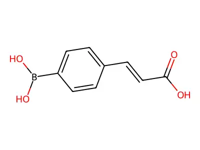 4-(Carboxyvin-2-Yl)Phenylboronic Acid structure