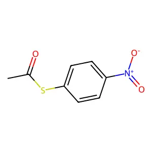 Ethanethioic acid, S-(4-nitrophenyl) ester structure
