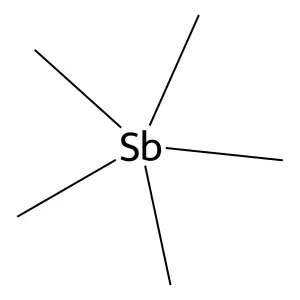 Pentamethylantimony structure