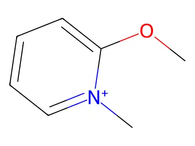 Pyridinium, 2-methoxy-1-methyl- structure