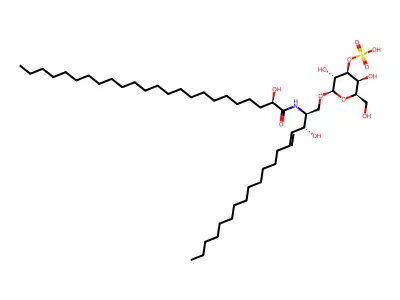 Sulfogalactoceramide structure