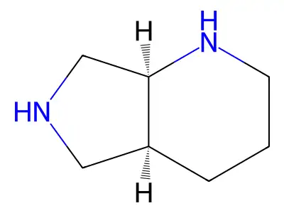 (4aR,7aR)-Octahydro-1H-pyrrolo(3,4-b)pyridine structure