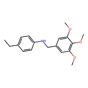4-Ethyl-N-(3,4,5-trimethoxybenzyl)aniline structure