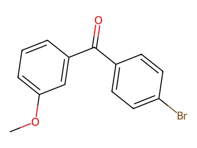 4-Bromo-3'-methoxybenzophenone structure