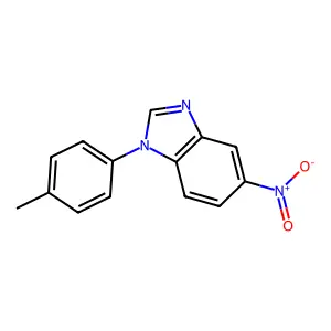 1-(4-Methylphenyl)-5-nitro-1H-benzimidazole structure