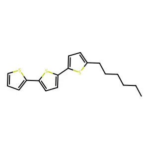 5-Hexyl-2,2':5',2''-terthiophene structure